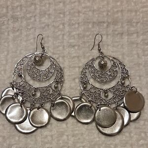 Elegant Silver Dangle Earrings
